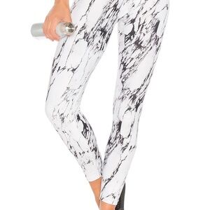 Beyond Yoga Black and White Patterned Leggings